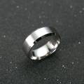 Stainless Steel Finger Ring for Men Silver. 