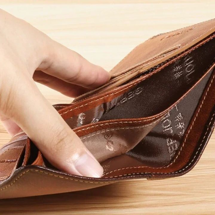 Men%20Wallet%20Genuine%20Leather%20Rfid%20Blocking%20Trifold%20Wallet%20Vintage%20Thin%20Short%20Multi%20Function%20ID%20Credit%20Card%20Holder%20Male%20Purse%20Money%20-%20Image%206