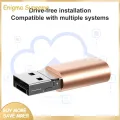 Enigma- Otg Card Reader High Speed 2-in-1 Sd Tf Memory Card Reader Plug Play Compact Size Universal Compatibility No Driver Needed Ideal for Usb-c Card Reader. 