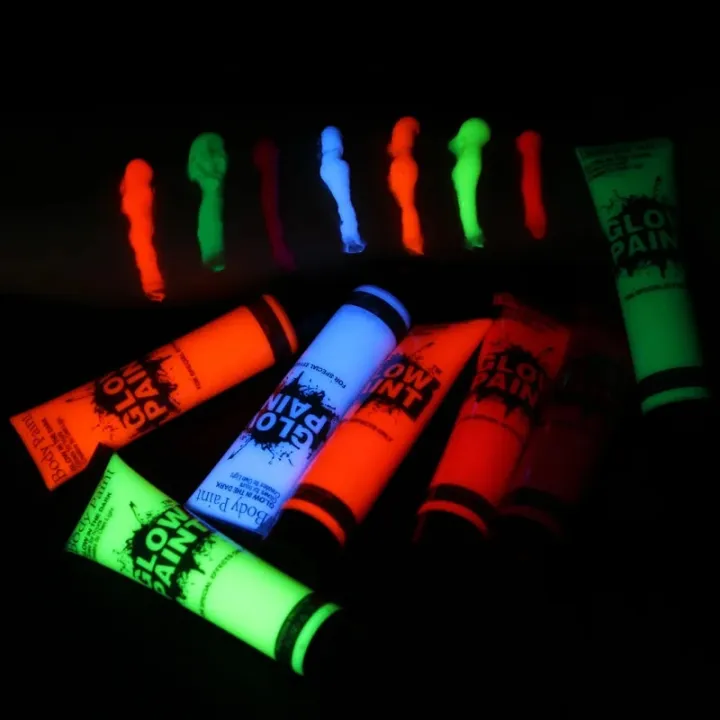 6/24pcs%20Body%20Art%20Paint%20Neon%20Fluorescent%20Party%20Festival%20Halloween%20Cosplay%20Makeup%20Party%20Tools%20Kids%20Face%20Paint%20UV%20Glow%20Painting%20-%20Image%204