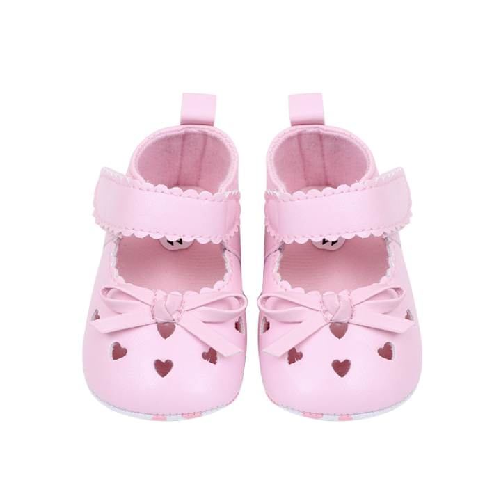 7Rings Store】(New) baby shoes cute bowknot hollow baby girl shoes