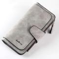 Baellerry Wallet Women Leather Luxury Card Holder Clutch Casual Women Wallets Zipper Pocket Hasp Ladies Wallet Female Purse W196.