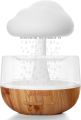 Rain cloud humidifier rain colorful mushroom cloud raindrop atmosphere lamp night light essential oil small aromatherapy machine. 