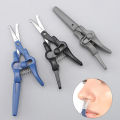 Nose Hair Scissors Stainless Steel Round Head Beauty Trimmer Nose Hair Trimmer Portable Ergonomics Nose Hair Cutter Luyo. 