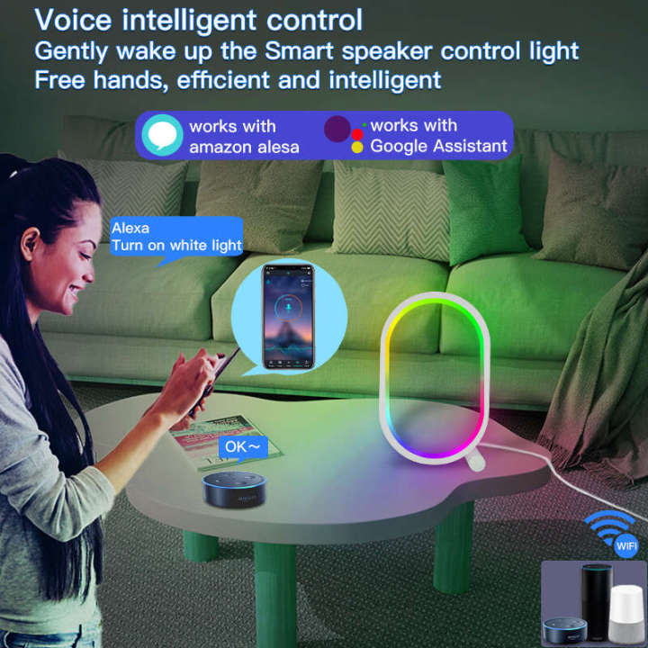 Smart%20desk%20lamp%20RGB%20phantom%20color%20pickup%20desktop%20atmosphere%20esports%20music%20rhythm%20light,%20bedroom%20bedside%20LED%20internet%20red%20light%20-%20Image%204