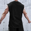 Summer Plain Mens Fitness Singlets Loose Mesh Tops Bodybuilding Tank Top Men Gym Clothing Sporting Oversized Muscle shirt BunnyGarden.