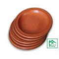 Clay plate. Matir plate. Clay Round Plate. Natural Clay Decorative Plate. Handmade round Clay Plate. 6 pica . by  Mallik trading. 