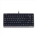 A4 Tech FK11 Grey USB FN-Hotkeys Multimedia Mini Keyboard with Bangla. 