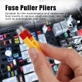 Fuse Puller Automobile Fuse Clip Tool Extractor Removal Security Accessories For Car Fuse Holder.