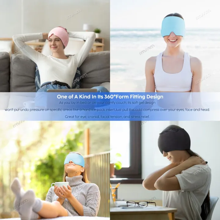 Migraine%20Relief%20HatHead%20Massager%20Gel%20Hot%20Cold%20Therapy%20Headache%20Migraine%20Relief%20Cap%20For%20Chemo,Sinus,Neck%20Wearable%20Therapy%20Wrap%20-%20Image%202