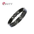 EBUTY Men's Bracelets Magnetic Chain Link Bracelet Luxury Fashion Health Care Jewelry With Hook Buckle Clasp Therapy Bangles. 