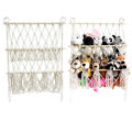GC Stuffed Animal Storage Hammock 2-layer Wood Plush Toys Holder Hanging Toy Organizer For Nursery Play Room Bedroom. 