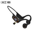 AKZ-G3 bone second-generation air conduction wireless Bluetooth earphones for sports and running.