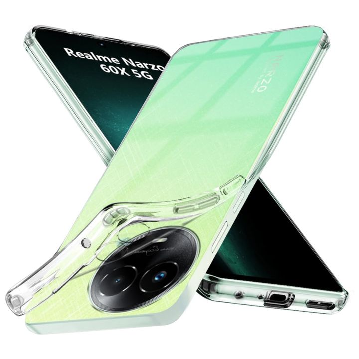 Realme%20Narzo%2060X%205G/%20C67%205G%20Premium%20Silicone%20Case%20Crystal%20Clear%20Soft%20TPU%20Ultra-Thin%20Transparent%20Flexible%20Protective%20Mobile%20Phone%20Back%20Cover%20-%20Image%203