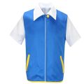 P-PokemonING Go Anime Blue Jacket Costume Boys Girls Ash Ketchum Cosplay for carnival Party Trainer Cap and Gloves Set.