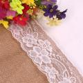 OIMG 30X275Cm Vintage Lace Jute Table Runner Burlap Party Wedding Festival Decoration Chair Runner. 