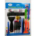 JYD 17-in-1 High-Quality Mobile Phone Repair Tool Set with Precision Screwdrivers, Spudger, and Prying Tools. 
