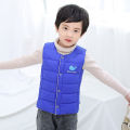 off-Season Children down Cotton Vest Big Boy Warm Waistcoat Medium Girls Thickening Vest Baby Vest Autumn and Winter. 