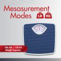 DOCTOR MEDICAL Analog Body Weight Scale  Mechanical Scale  286 lbs 130 kg Capacity  Non-Skid  Simple Dial Calibration. 