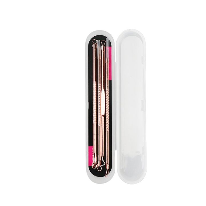4%205%20Pcs%20Stainless%20Steel%20Blackhead%20Remover%20Tool%20Kit%20Face%20Massage%20Whitehead%20Pimple%20Spot%20Comedone%20Acne%20Extractor%20Face%20Massager%20-%20Image%204