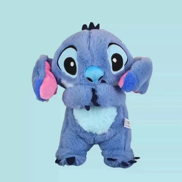 Cross-border independent sealed Internet celebrities will breathe and glow Stitch to soothe plush toys and babies sleep and play