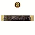 Suzki. Bike Name Plate Stainless Steel. 