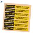 Fitness Equipment Caution Stickers Decals Warning Stickers for Indoor Gym Strength Training Workout. 