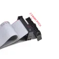 2PCS 2.54MM pitch FC-6/8/10/14/16/20/40/50 PIN 30CM JTAG ISP DOWNLOAD CABLE Gray Flat Ribbon Data Cable FOR DC3 IDC BOX HEADER. 