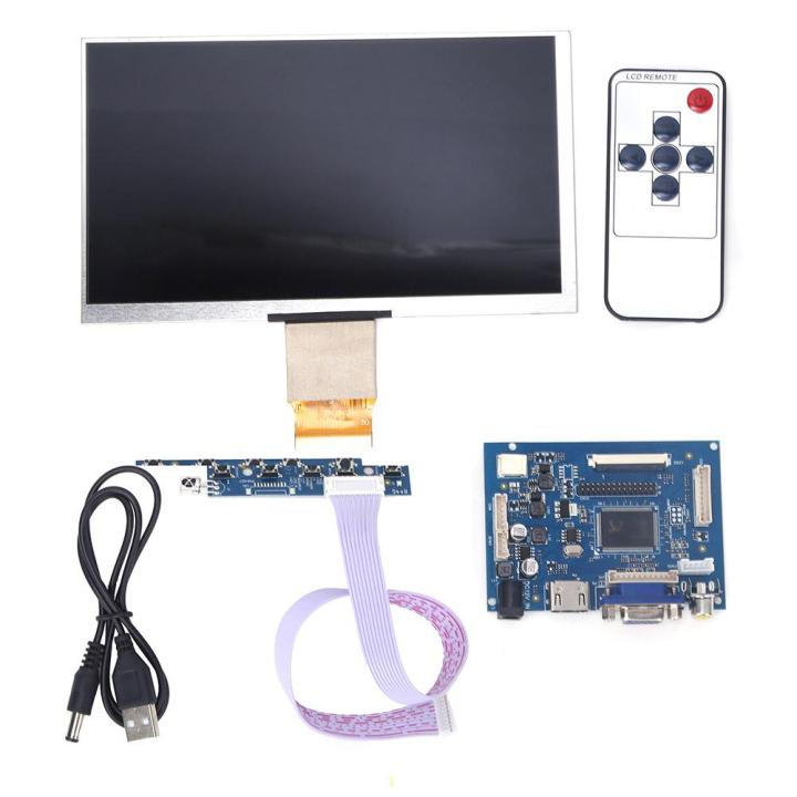 7%20inch%20LCD%20TFT%20Display%201024*600%20HDMI%20VGA%20Monitor%20Screen%20Kit%20for%20Raspberry%20Pi%203/2%20-%20Image%203