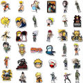 50Pcs Naruto Anime Stickers Pack | Waterproof PVC Stickers for Laptop, Phone, Luggage, Skateboard, Bike.