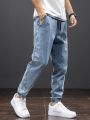 Spring Black Blue Cargo Jeans Men Streetwear Denim Jogger Pants Men Baggy Harem Jean Trousers Plus Size 6XL 7XL 8XL.