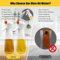 2 Pack Oil Sprayer for Cooking,Olive Oil Sprayer Bottle,Portable Versatile Oil Mister for Air Fryer,Baking,Salad,BBQ,Etc.