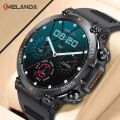 MELANDA 1.39 Inch HD Bluetooth Call Smart Watch Men Sports Fitness Tracker Heart Monitor 400mAh Smartwatch For Android IOS K56. 