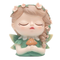 Silicone Mold Flower Fairy Prayer Flower Pot Resin Yellow. 