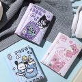 Cartoon Fashion Multi-slot PU Wallet Buckle Coin Purse Card Holder Fold Zip Compact Wallet For Women Girls Birthday Gifts. 