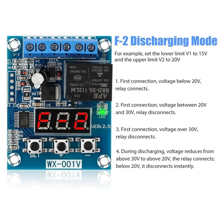 2PCS%20Low%20Voltage%20Cutoff,%20Battery%20Voltage%20Monitor%20Module%20DC%2012V%20Low%20Voltage%20Cut%20Off%20Charge%20Discharge%20Protection%20Board%20Easy%20Install%20Easy%20to%20Use%20-%20Image%205