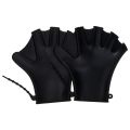 Ladies Mittens Mens Gym Accessories Swimming Gloves Hand Flippers Webbed Finger Water Paddling Training Proof Sports Man Miss Fitness. 