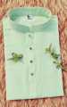 Khadi Cotton Semi Long Panjabi for Menz Fashion. 