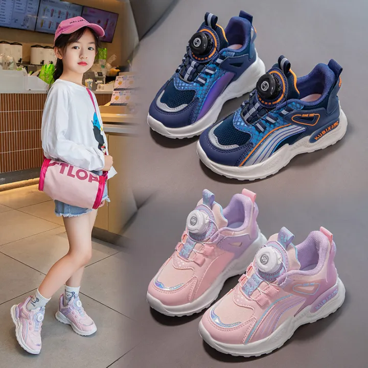 Children's%20casual%20shoes%202023%20new%20swivel%20buckle%20spring%20and%20autumn%20girls%20sneakers%20boys%20mesh%20running%20shoes%20dad%20shoes%20-%20Image%204