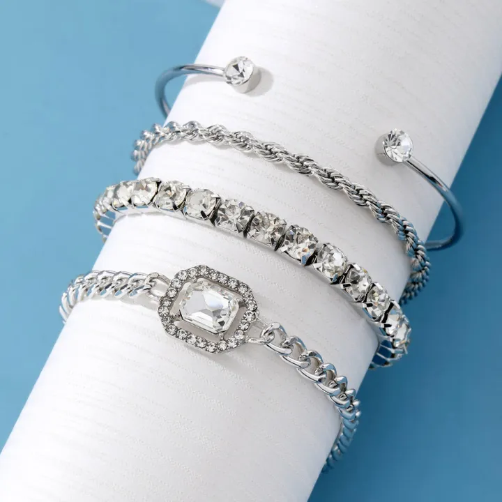 4Pcs/set%20Retro%20Bracelet%20for%20Women%20Girls%20Crystal%20Shiny%20Adjustable%20Opening%20Chain%20Bracelets%20Punk%20Bangle%20Charm%20Bracelets%20Jewelry%20Gift%20-%20Image%206