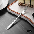 Dessert Spoon Fork Set Pastry Fork Fruit Fork Stainless Steel Mini Minimalist.