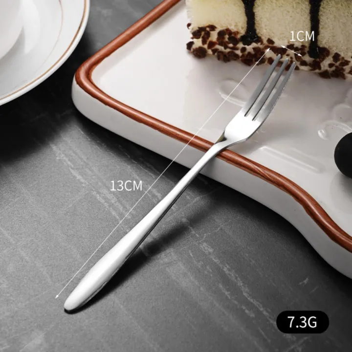 Dessert%20Spoon%20Fork%20Set%20Pastry%20Fork%20Fruit%20Fork%20Stainless%20Steel%20Mini%20Minimalist%20-%20Image%206
