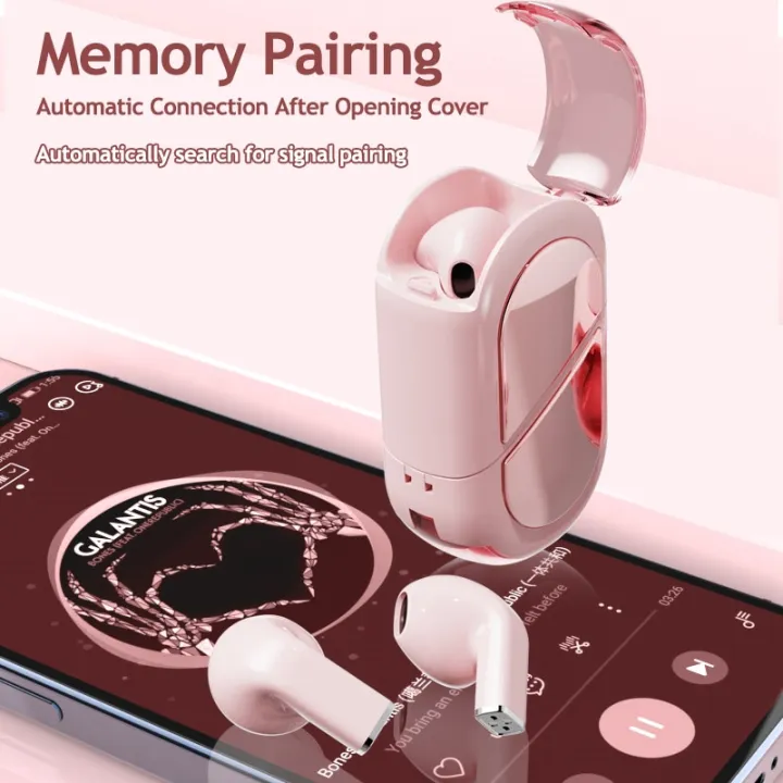 New%20Fashionable%20Bluetooth%20Wireless%20Headphone%20Heart%20Shaped%20TWS%20Headset%20Women's%20Heart%20Shaped%20In-Ear%20Earbuds%20Couple%20Earphone%20Presen%20-%20Image%202