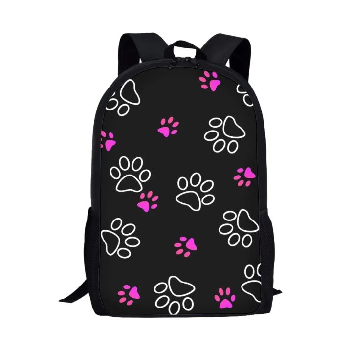 Colorful%20Dog%20Paw%20Print%20Student%20Large%20Capacity%20School%20Bag%20for%20Girls%20Boys%20Teenager%20Daily%20Casual%20Backpack%20Travel%20Storage%20Rucksacks%20-%20Image%205