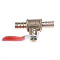 8mm 5/16" Hose Barb Inline Brass Water/Air Gas Fuel Line Shut-Off Ball Valve  6mm. 