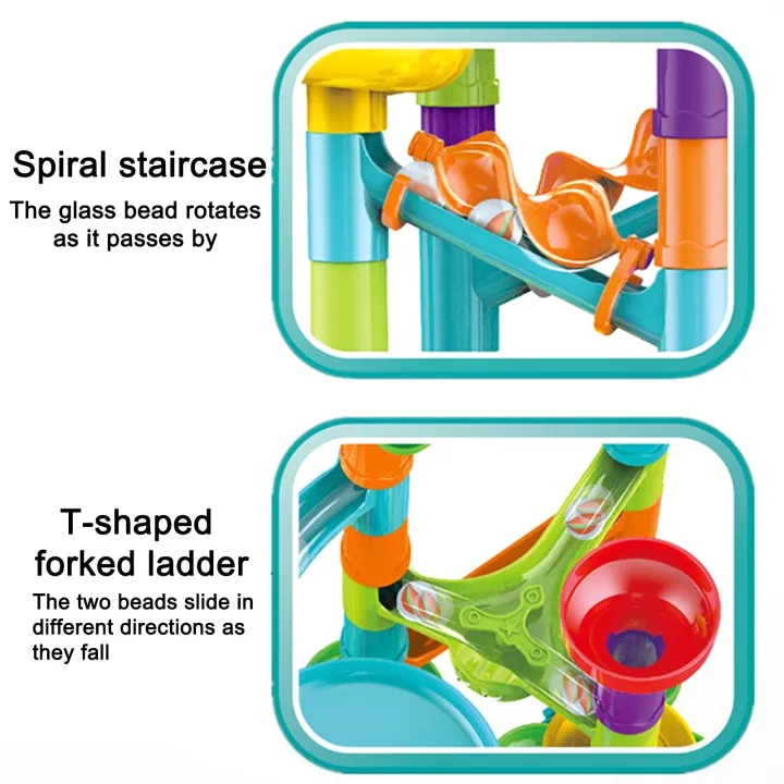 113%20Piece%20Marble%20Run%20Marble%20Race%20Track%20Game%20Set%20Toy%20Set%20Educational%20Learning%20Construction%20Building%20Blocks%20Creative%20STEM%20Maze%20Toy%20-%20Image%203