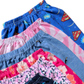 8 PCS Cotton Printed Half Pants for Baby Girls- Multicolor Combo Pack. 