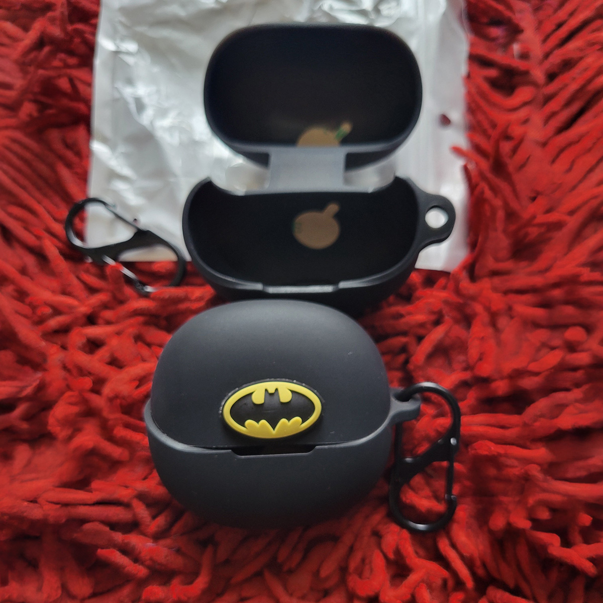 QCY Melobuds Pro HT08 ANC Batman Edition Silicone Protective Cover for Earbuds