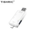 TISHRIC 6 In 1 Card Reader External U Disk TF Card SD Card Keyboard Mouse Camera USB Type-C Interface Flash Drive Card Adapter.