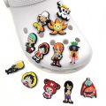 12PCS/Set Mix Styles Shoe Charms One piece Series Crocs Jibbitz Charm Pins For Clog Slippers Charms DIY Clog Shoes Pins.